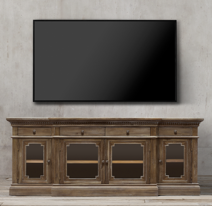 St. James Glass 80" Media Console