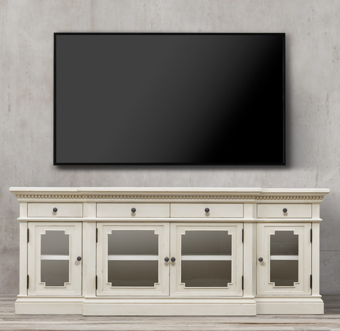 St. James Glass 80" Media Console