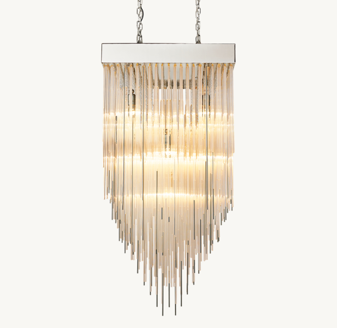Cascada Square Chandelier 30\"