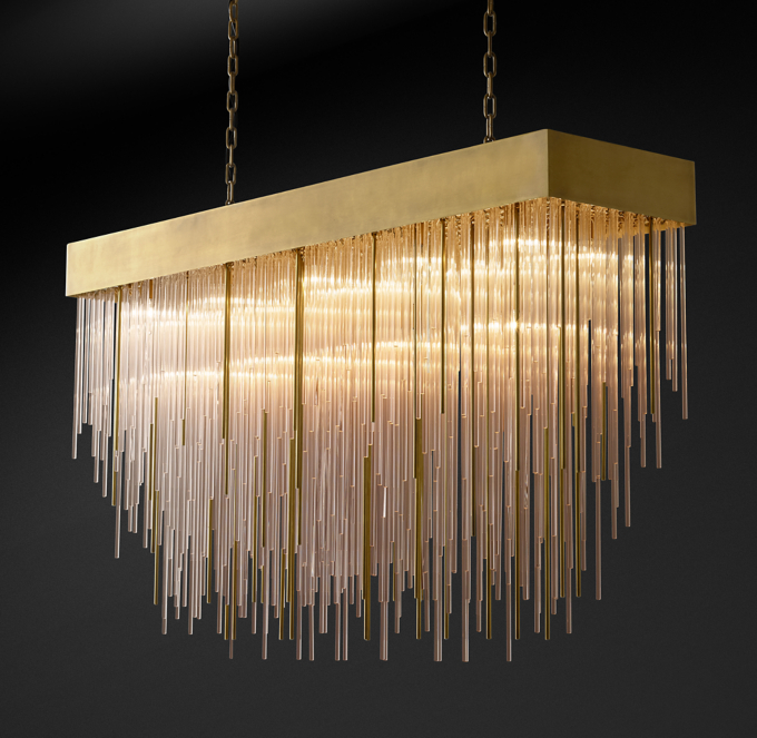 Cascada Rectangular Chandelier 54