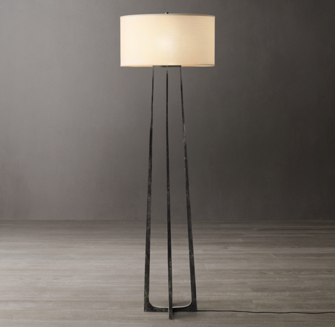 iron floor lamp