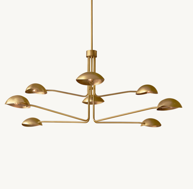 Convessi Round Chandelier 183cm