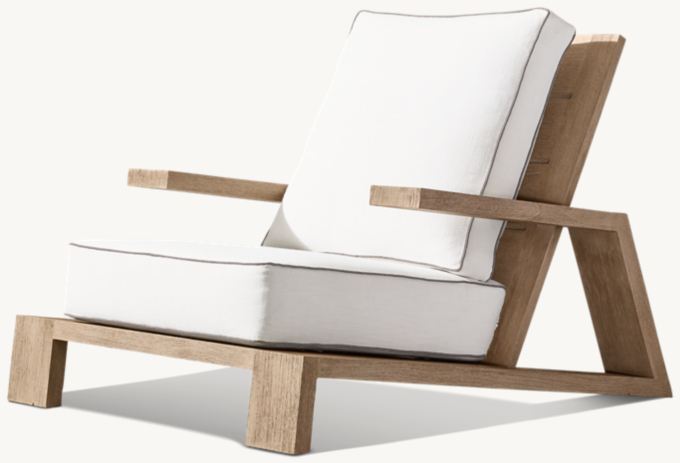 Olema Teak Lounge Chair Cushions