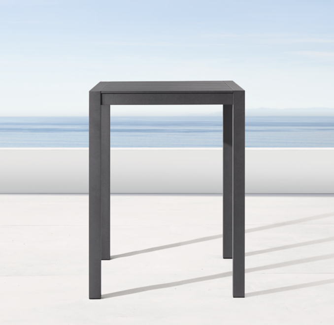 Aegean Aluminum 32" Bar Table