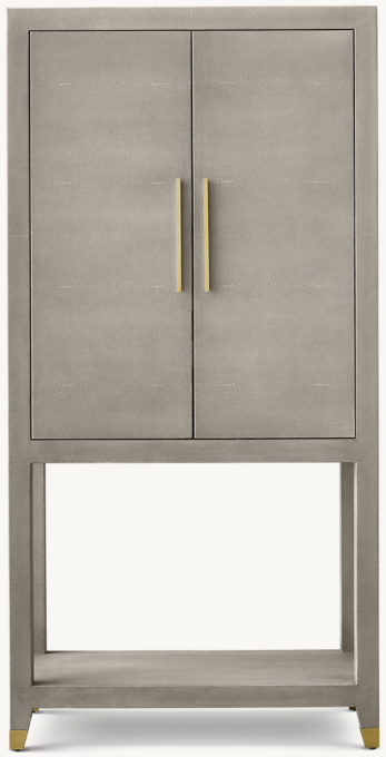 Graydon Shagreen Bar Cabinet