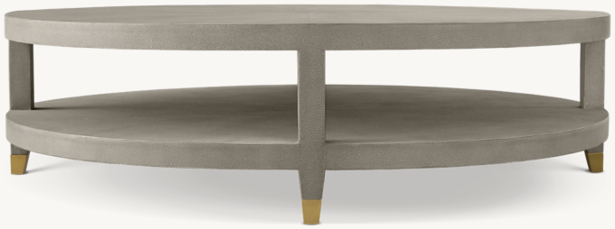 Graydon shagreen deals plinth coffee table