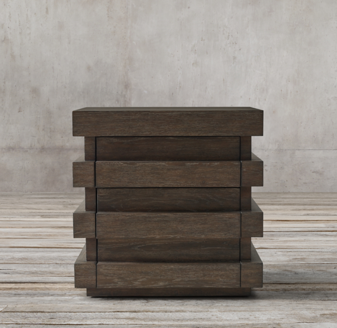 Stacked Closed Nightstand