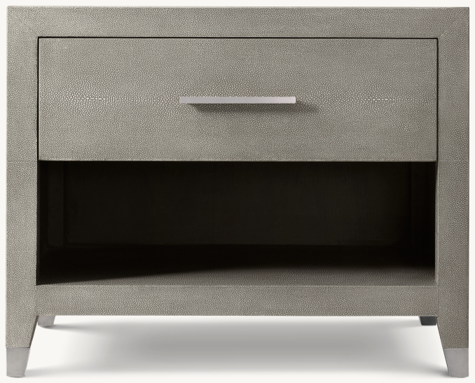 Graydon Shagreen Open Nightstand | RH