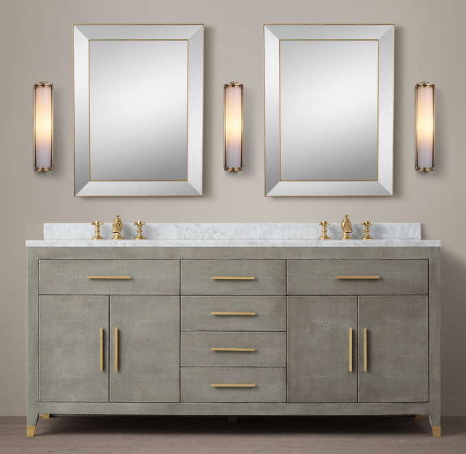 Graydon Shagreen Double Vanity