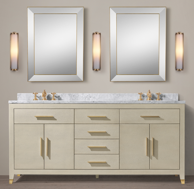 Graydon Shagreen Double Vanity