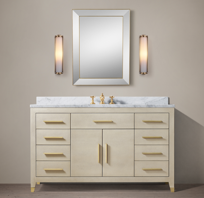 Graydon Shagreen Single Extra-Wide Vanity