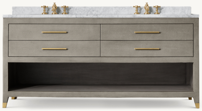 Graydon Shagreen Double Washstand