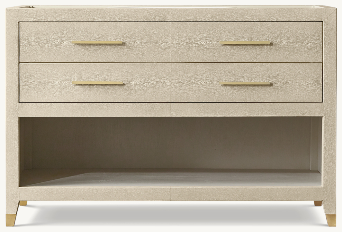 Graydon Shagreen Single Extra-Wide Washstand Base