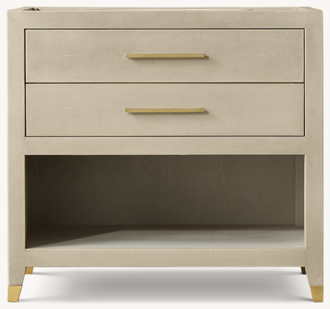 Graydon Shagreen Single Washstand Base