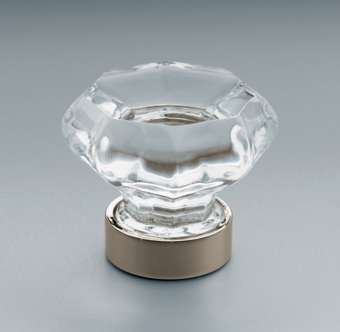 Traditional Clear Glass Knob