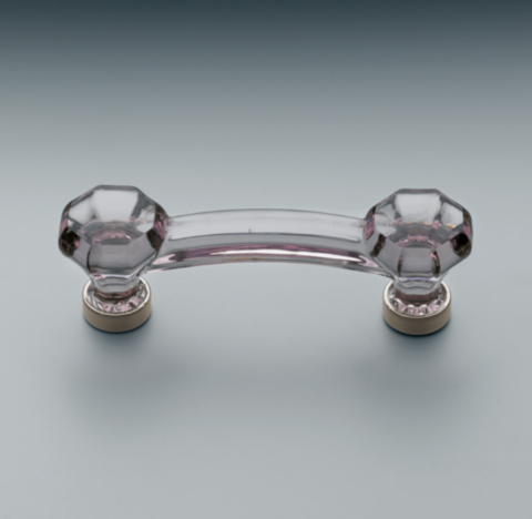 Pulls | RH - Traditional Violet Glass Pull 3