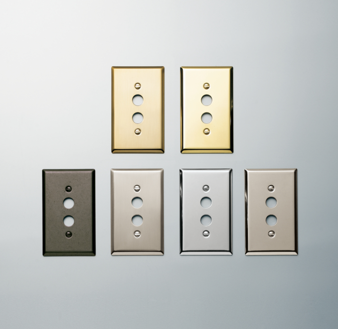 Victorian Push Button Single Switch Plate 
