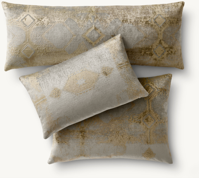 Restoration hardware velvet pillows sale