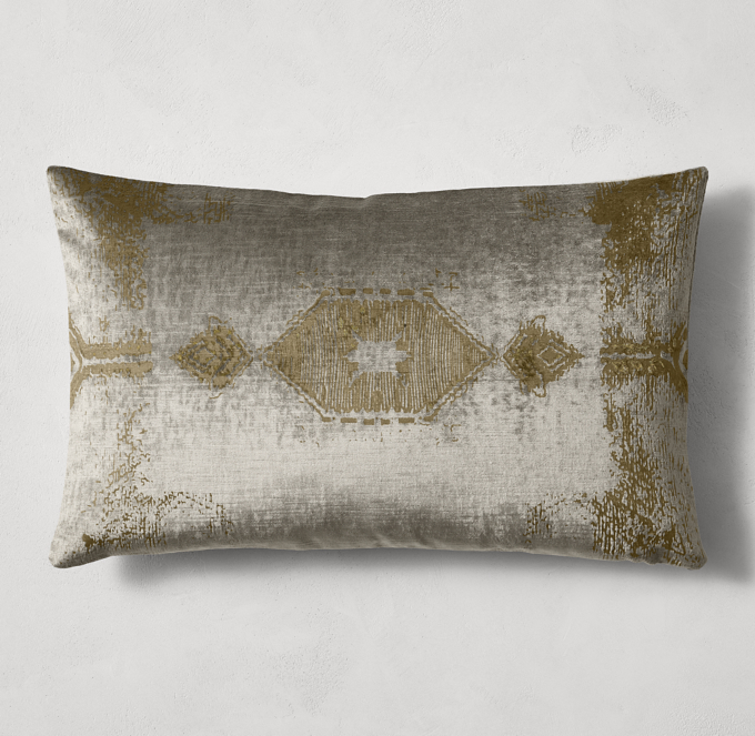 Gold Ivory Throw Pillow Case, Gold Beads Designer Pillows, Bed