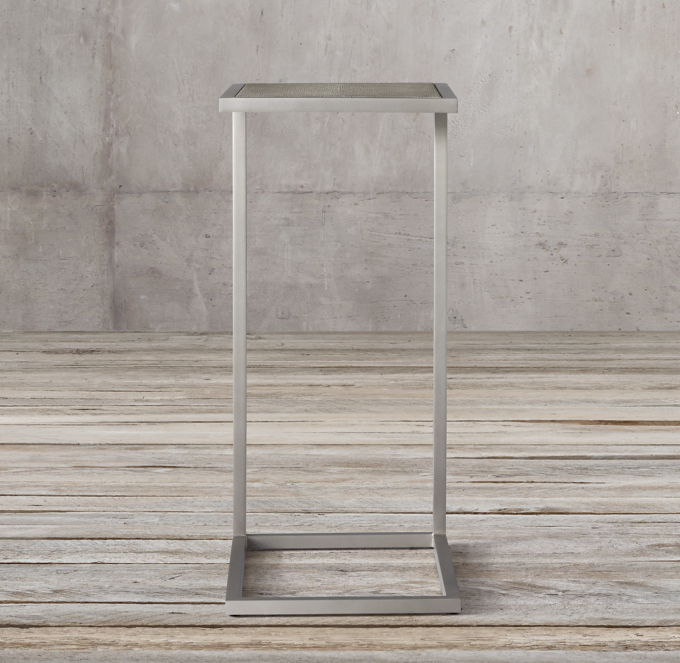 Graydon Shagreen Rectangular Cocktail Side Table