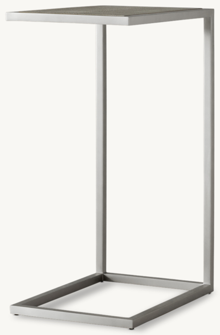 Graydon Shagreen Rectangular Drink Side Table