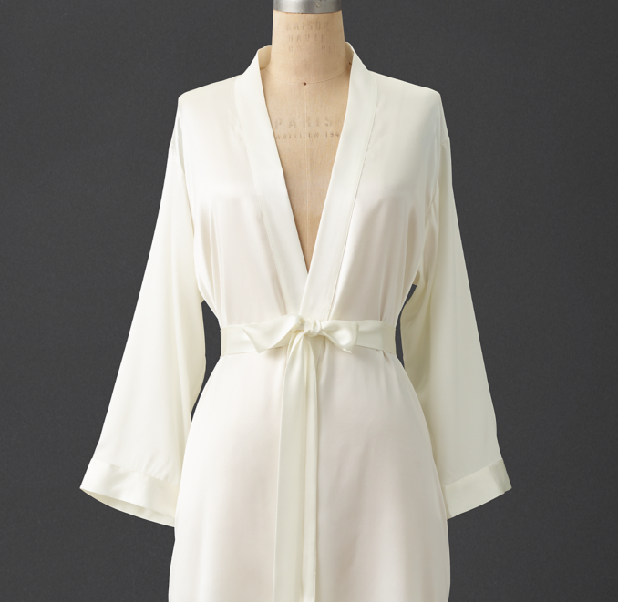 Sayan Silk Spa Robe | RH