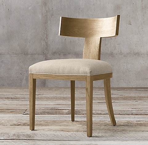 Contemporary Klismos Dining Chair, Rh Dining Chairs Modern