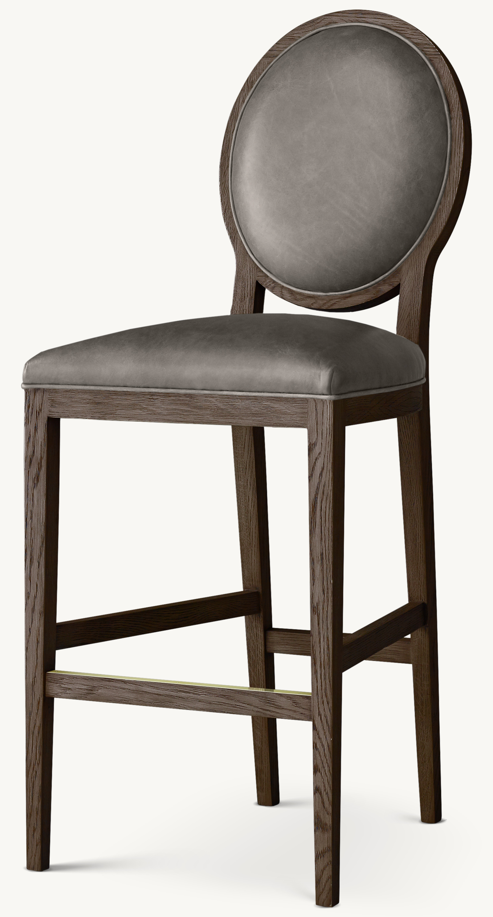 Shown in Italian Berkshire Pewter with Brown Oak finish.