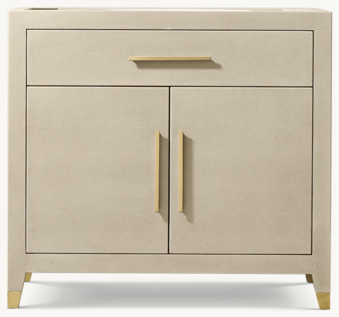 Graydon Shagreen Single Vanity Base