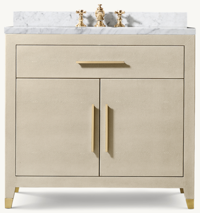 Graydon Shagreen Single Vanity