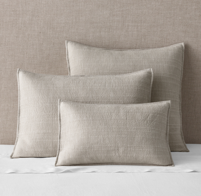 Sloane Heathered Cotton Sham