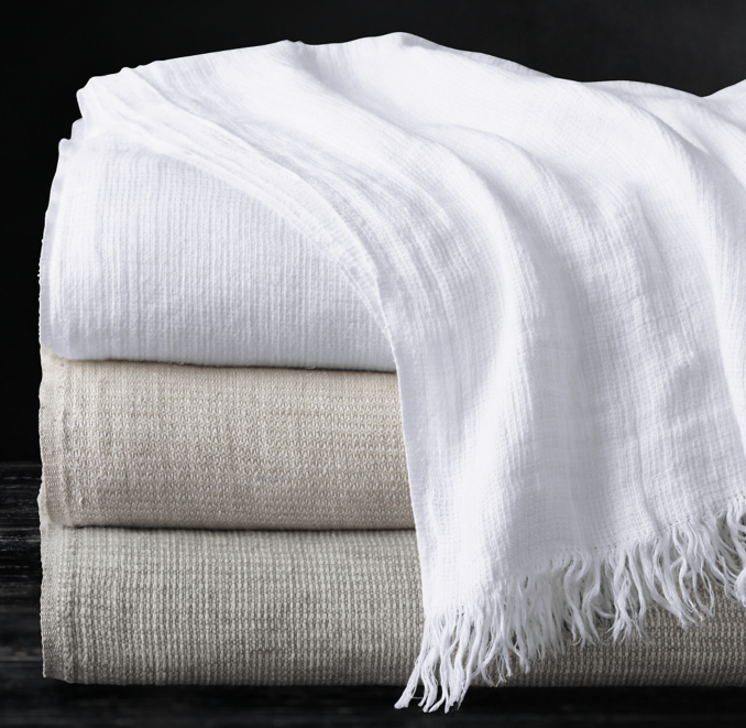 Linen Gauze Throw