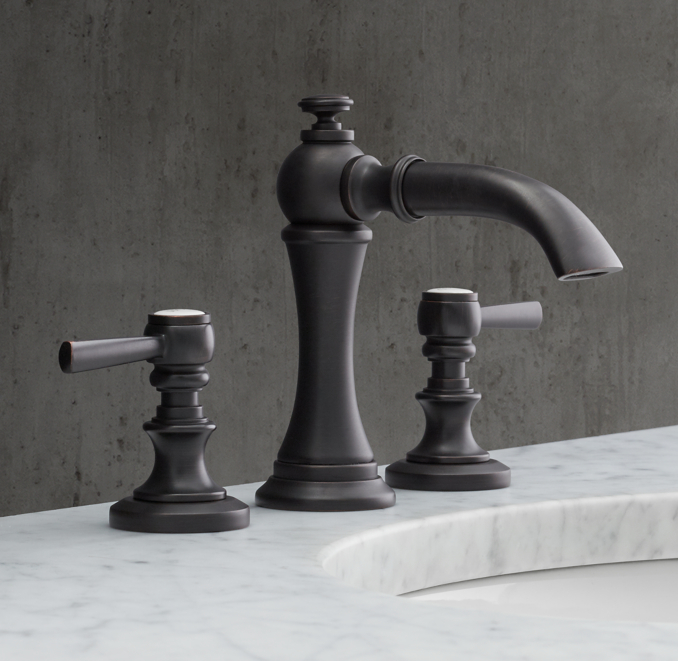 Lugarno Lever-Handle 8" Widespread High-Profile Faucet