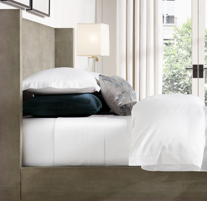 Italian 1000-Thread-Count Luxe Sateen Flange Sham 