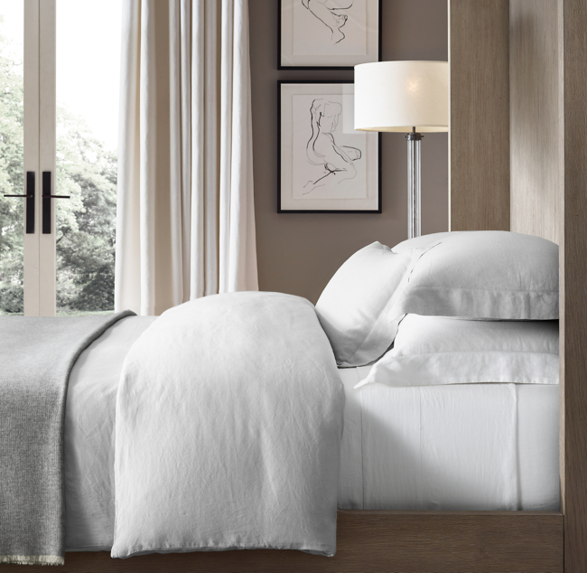 Italian Ultra Fine Lightweight Linen Bedding Collection