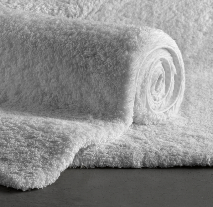 plush bath mat