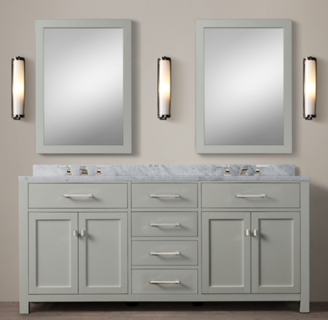 Hutton Vanity Bath Collection Fog Polished Nickel Rh