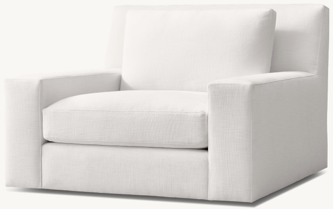 Parisian Track Arm Swivel Chair