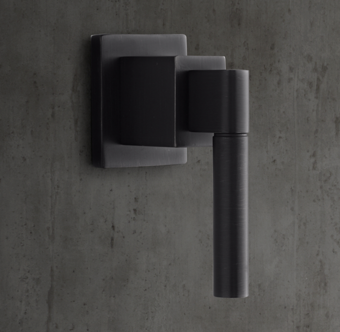 Modern Lever-Handle Flow Control Valve & Trim Set for Thermostatic Systems