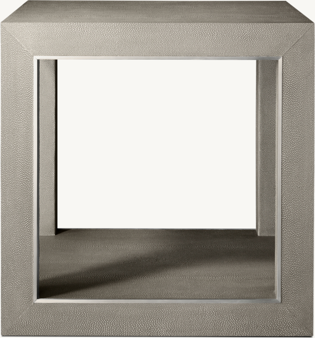 Cela Shagreen Square Side Table