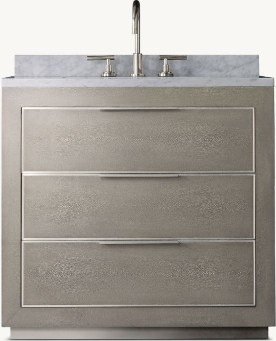 Cela Shagreen Single Vanity