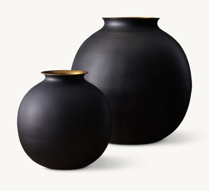 Burnished Brass Vase