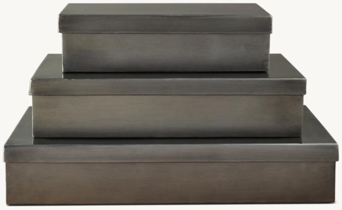 Handcrafted Metal Box | RH