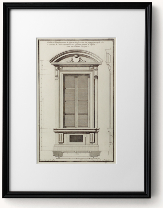 18th C. Engravings of French Neoclassical Architecture 1