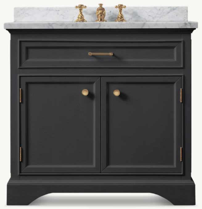 Front view of Kent Single Vanity 
