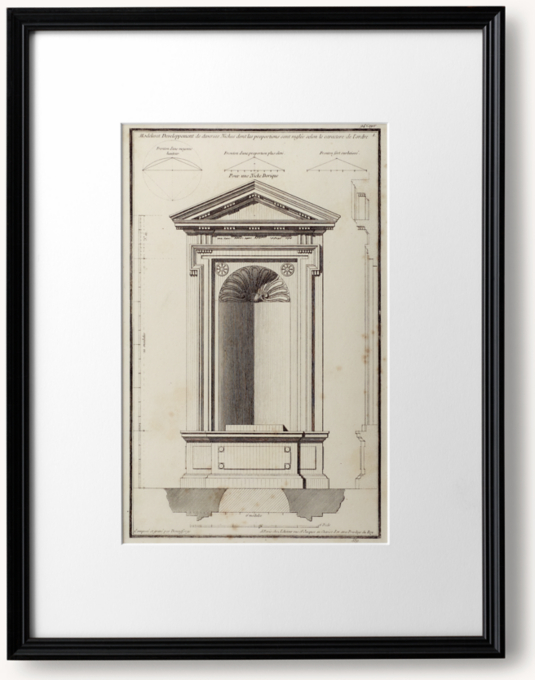 18th C. Engravings of French Neoclassical Architecture 9