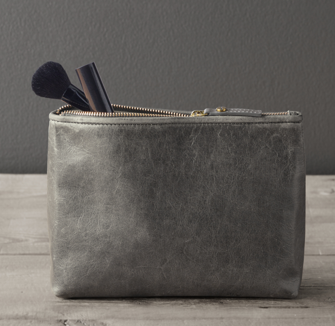 HealthdesignShops, Intrecciato leather makeup-bag