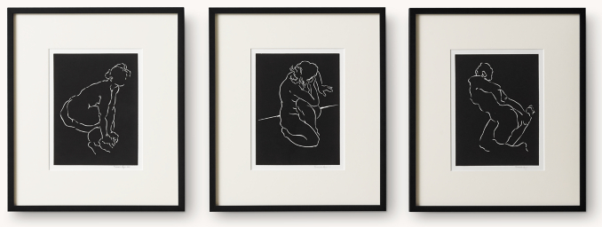 Front view of Fernando Reyes: Nudes 1-3 Collection 