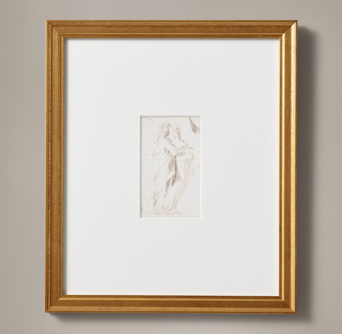 Old Masters Drawings Standing Figures Drawing