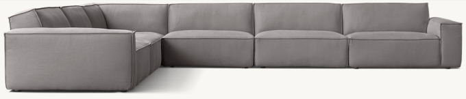 Como Modular Left-Arm L-Sectional